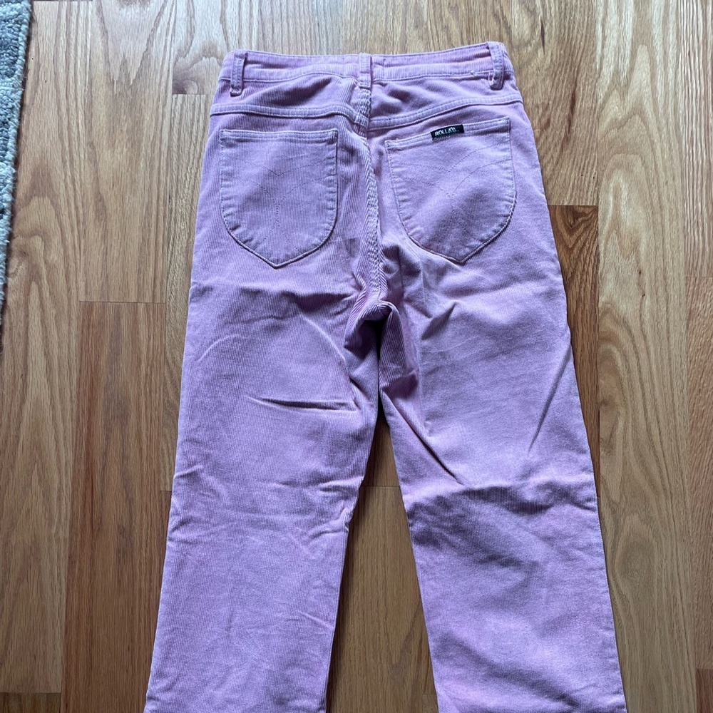 Bubblegum pink corduroy Rollas. - Picture 3 of 4